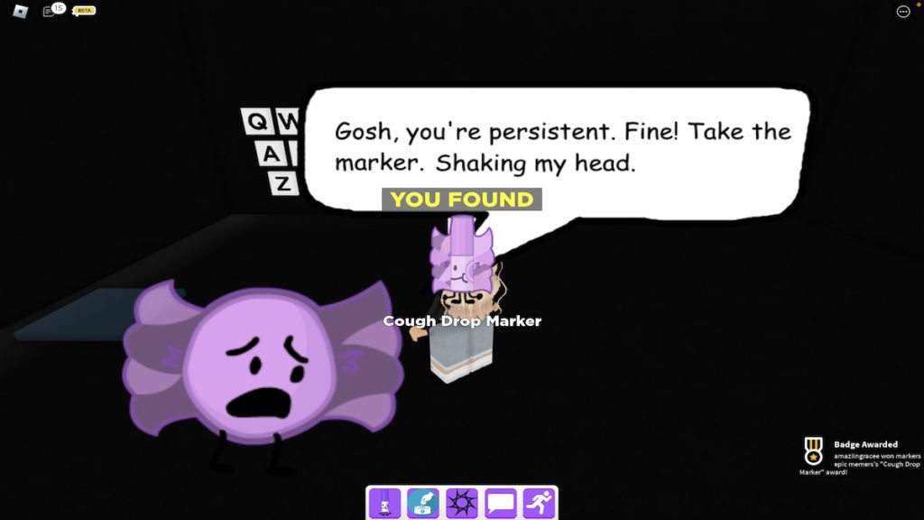How to get the Cough Drop Marker in Find the Markers Roblox Pro