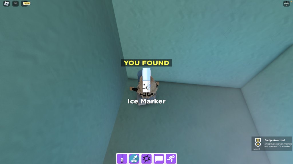 How to get the Ice Marker in Find the Markers Roblox Pro Game Guides