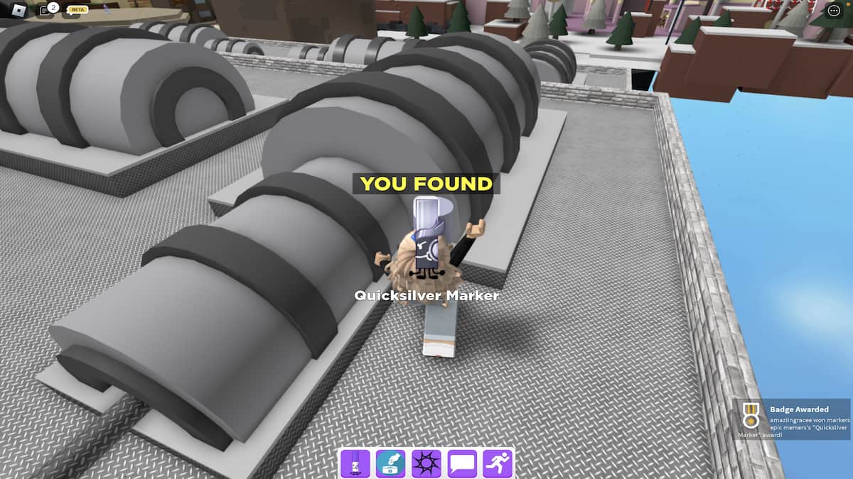 How to get the Quicksilver Marker in Find the Markers Roblox Pro