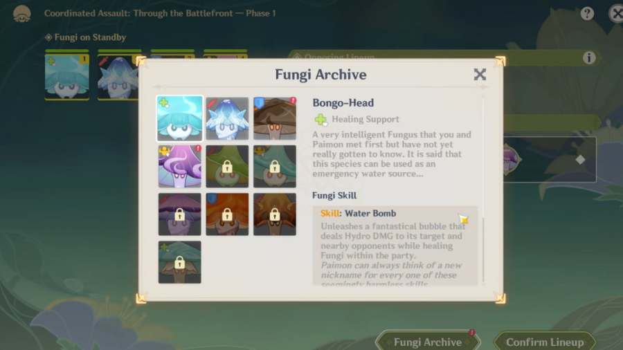 How to battle with fungi in the Genshin Impact Fabulous Fungus Frenzy