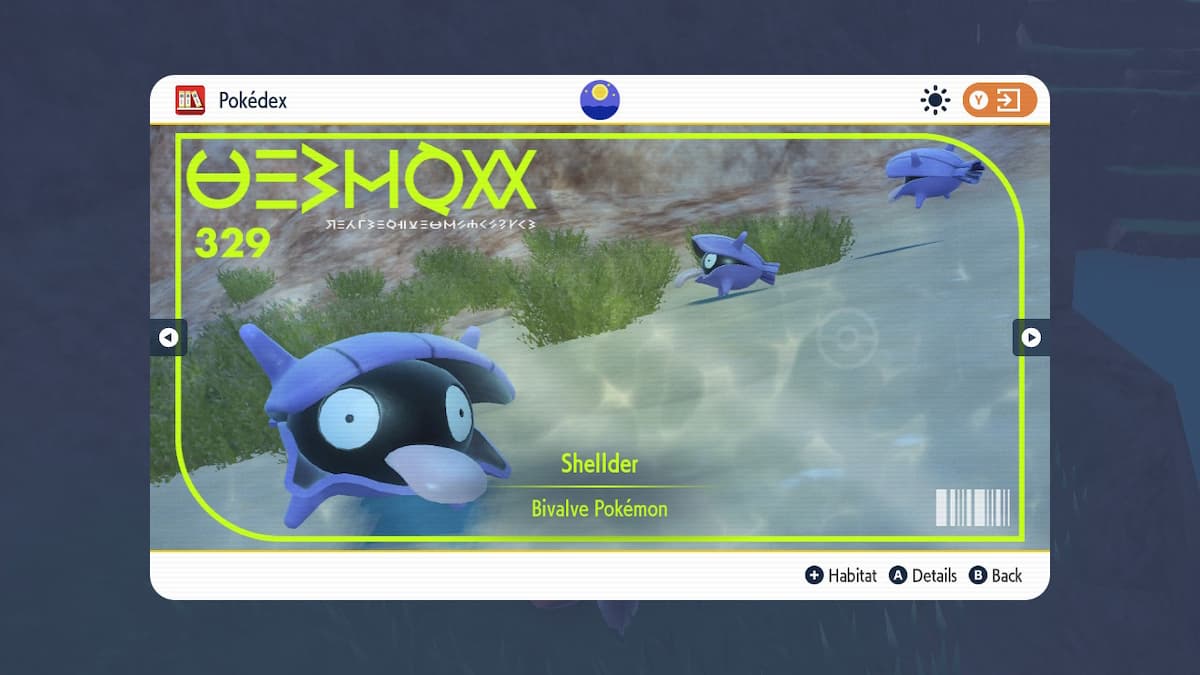 How to evolve Shellder into Cloyster in Pokémon Scarlet & Violet Pro