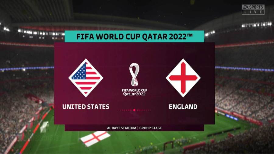 FIFA World Cup England vs. USA match