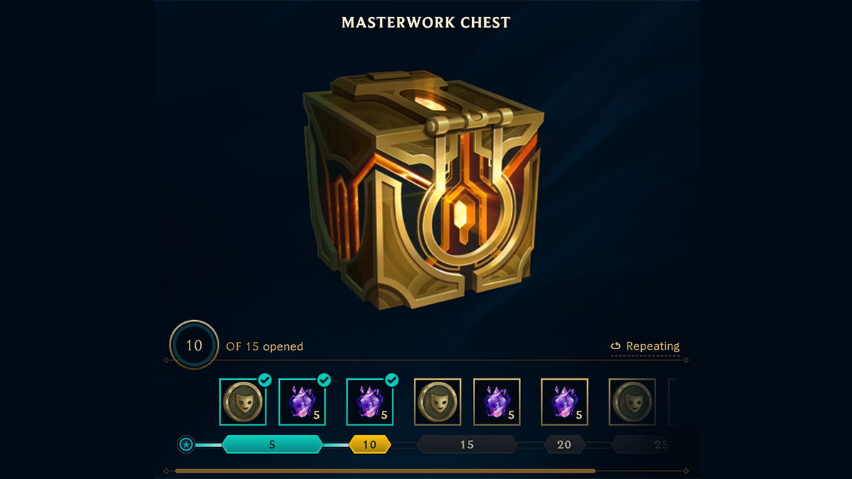 All Masterwork Chest rewards in League of Legends Pro Game Guides