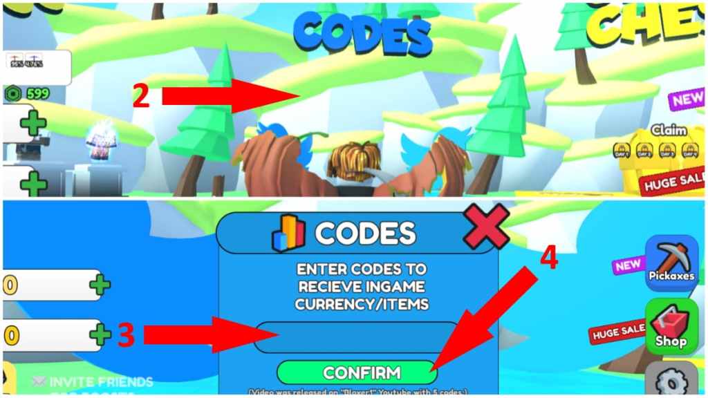 Mine Racer codes