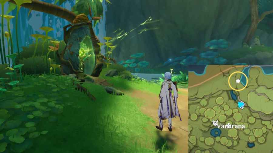 How to find the Vanarana Statue of The Seven Seelie in Genshin Impact