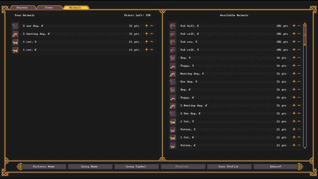 Best Dwarf Fortress dwarf embark profiles Pro Game Guides