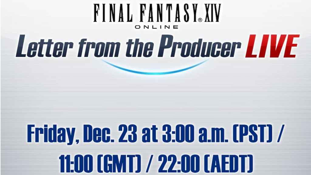One more FFXIV Live Letter for 2022 to end the year with more