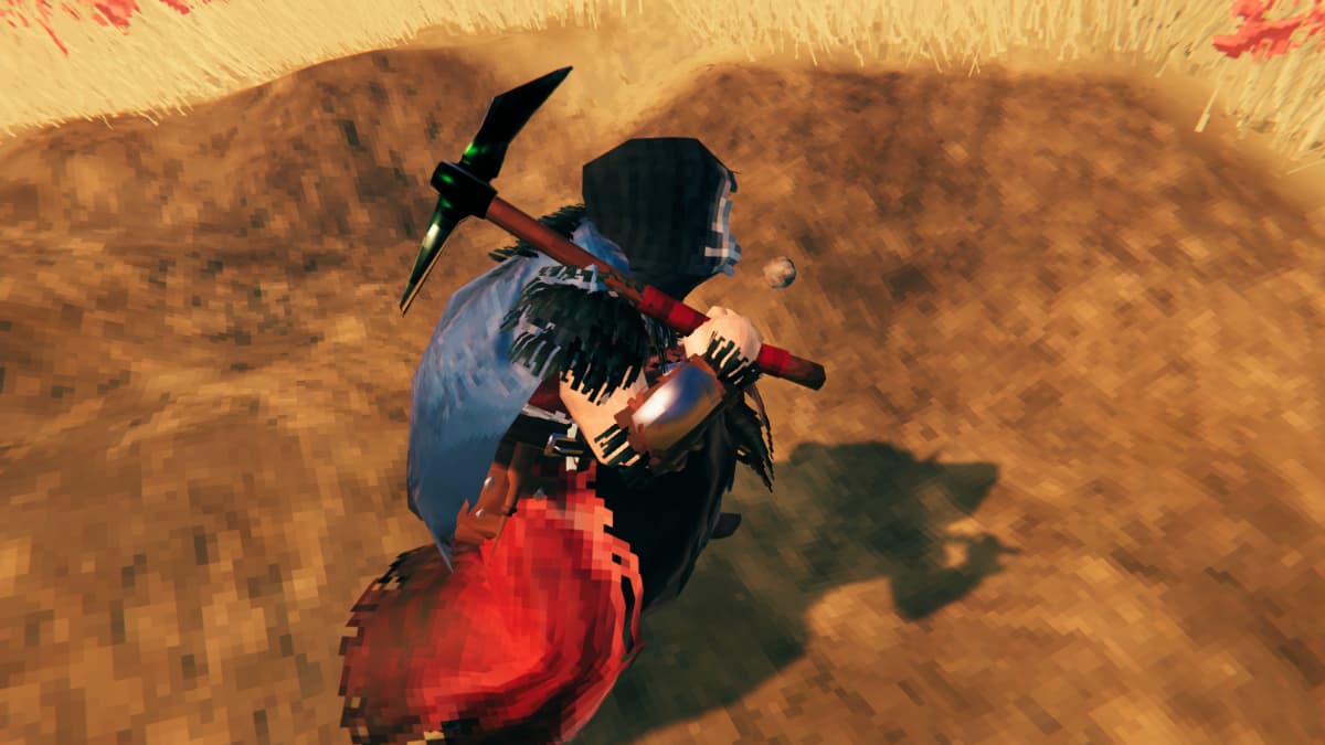 How to make a Black Metal Pickaxe in Valheim Tool Crafting Guide