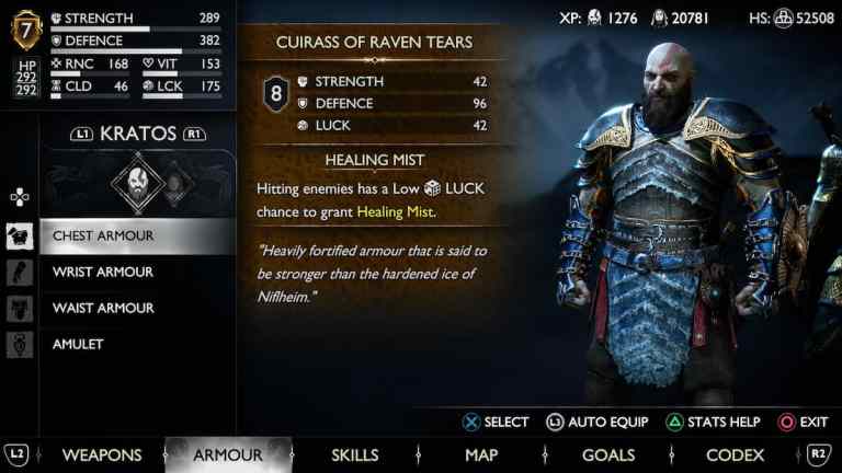 best mid game armor god of war ragnarok