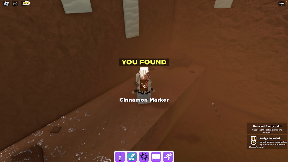 How to get the Cinnamon Marker in Find the Markers Roblox Pro Game