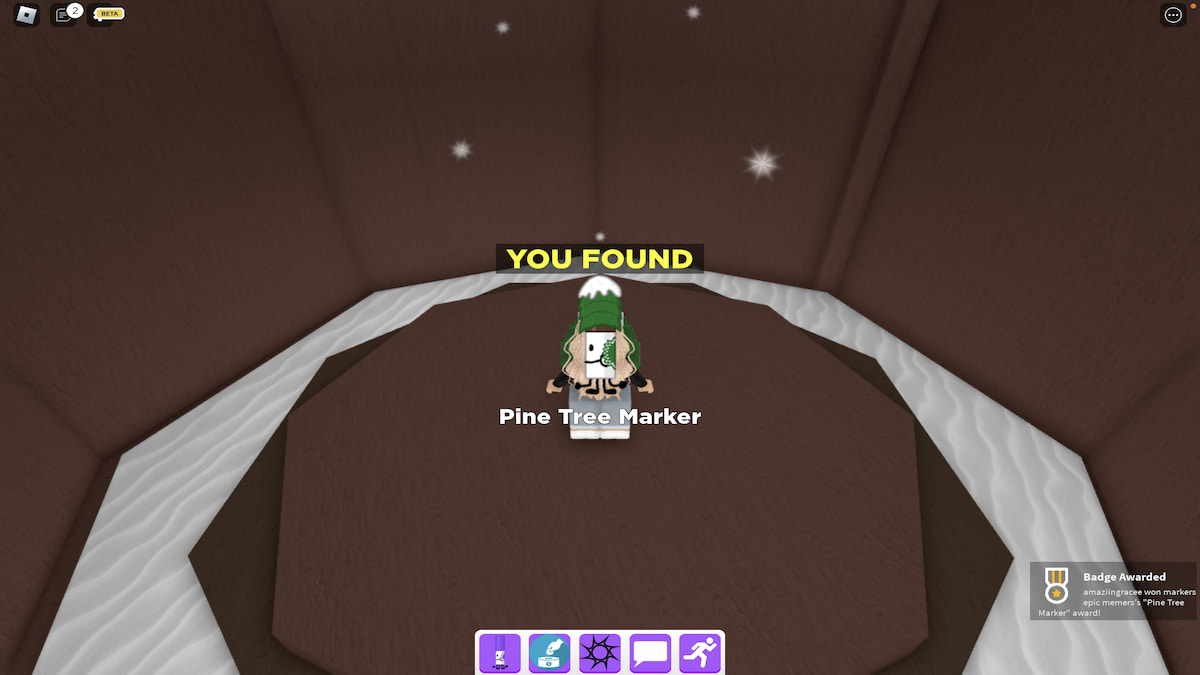 How to get the Pine Tree Marker in Find the Markers Roblox Pro Game