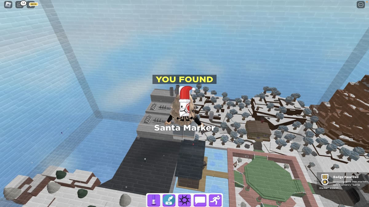 How to get the Santa Marker in Find the Markers Roblox Pro Game Guides