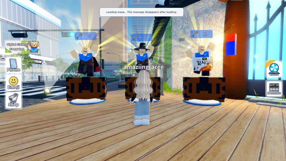 Three FREE Items in Work Together! GS25 on Roblox