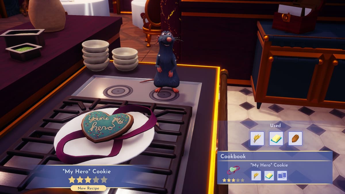 How to make a My Hero Cookie in Disney Dreamlight Valley - Pro