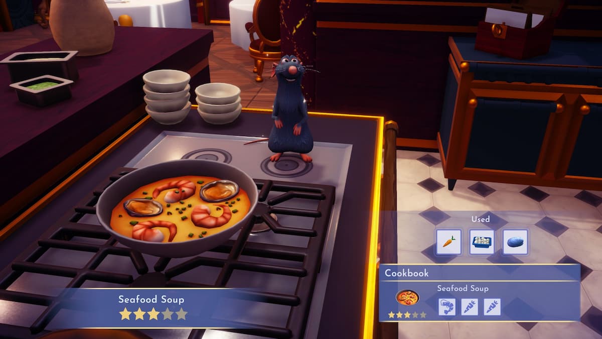 How to make Seafood Soup in Disney Dreamlight Valley - Pro Game Guides