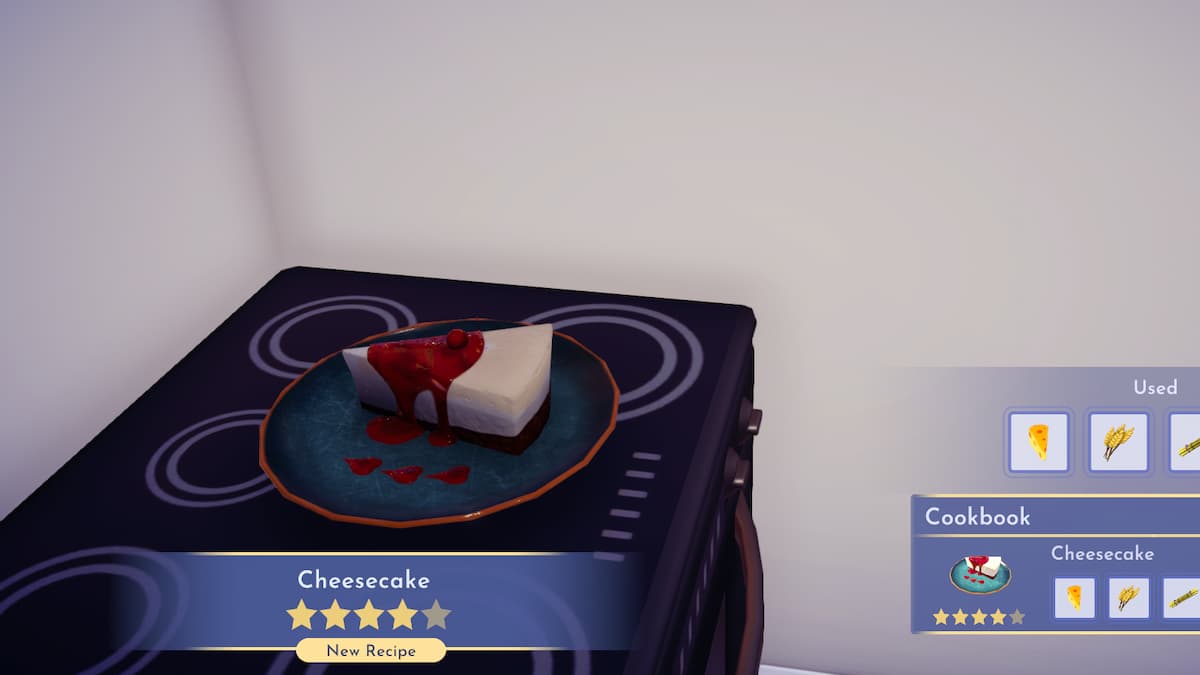 How to cook Cheesecake in Disney Dreamlight Valley Pro Game Guides
