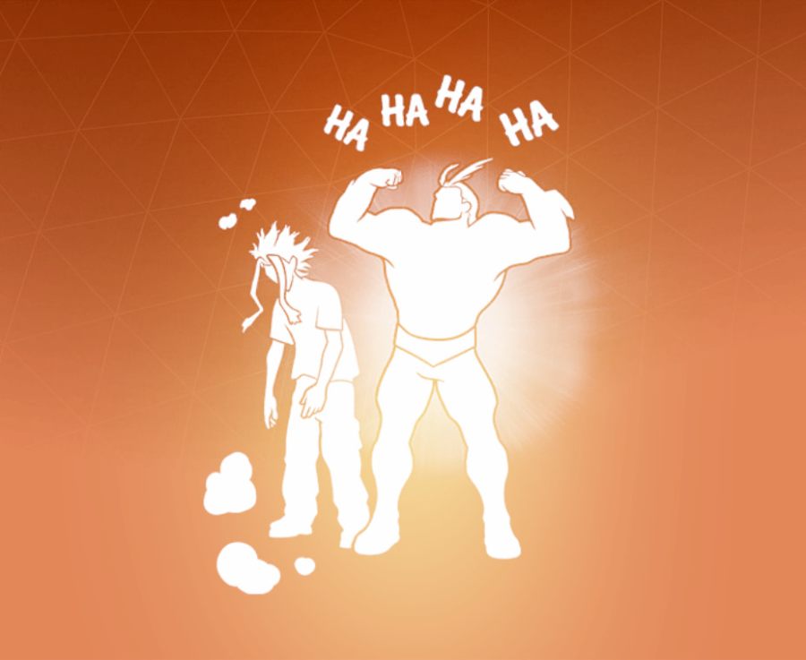 All Might’s Transform Emote