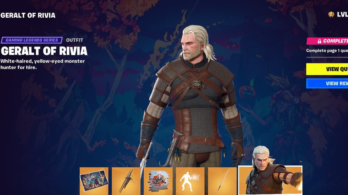 Fortnite: Chapter 4 Season 1- How to Unlock The Witcher's Geralt of Rivia  Skin - Gameranx