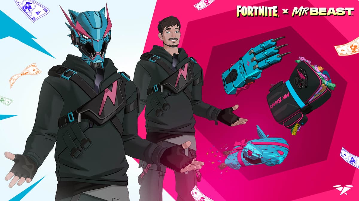 How to get the MrBeast Skin and Smasher Pickaxe in Fortnite - Pro Game