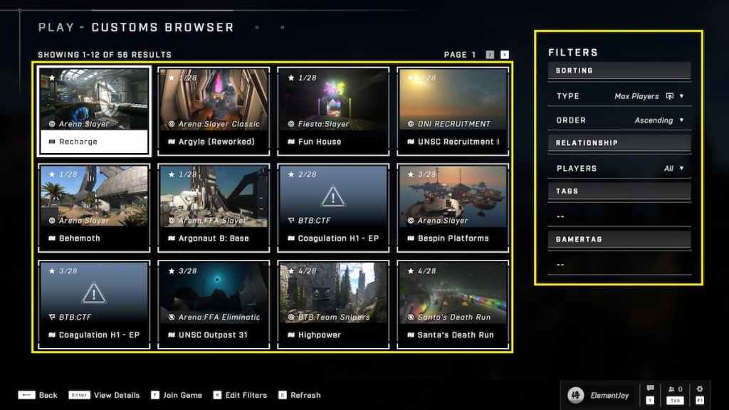 How to use Halo Infinite's Custom Games Browser Pro Game Guides