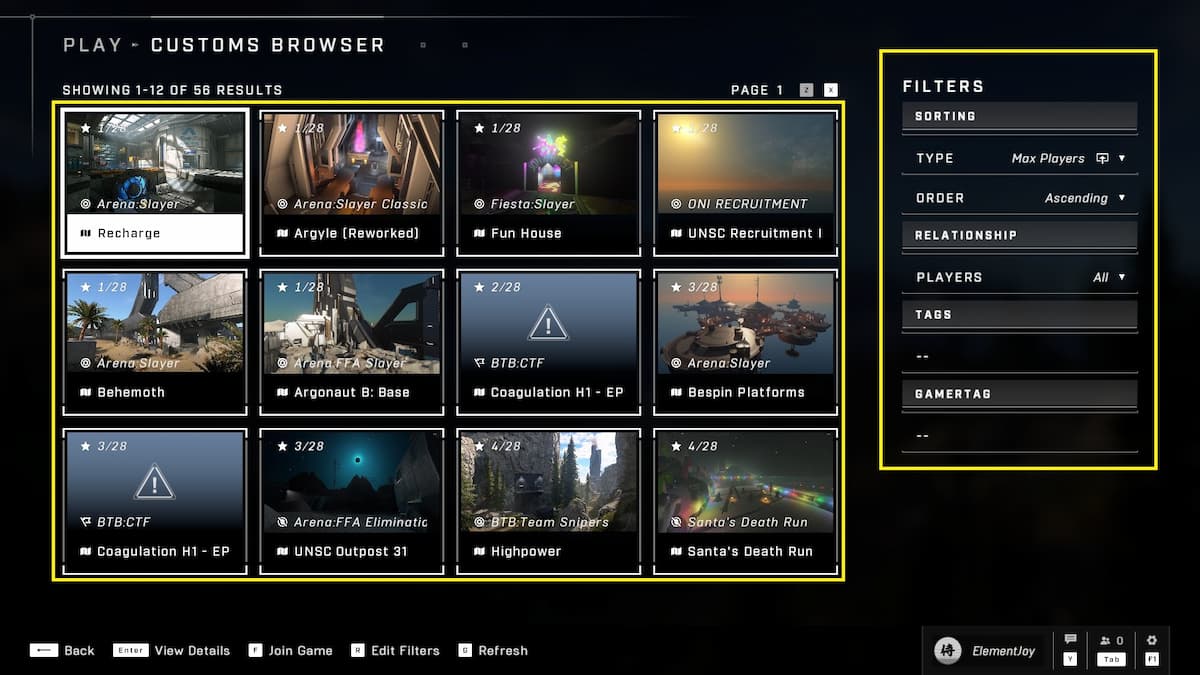 How to use Halo Infinite's Custom Games Browser Pro Game Guides