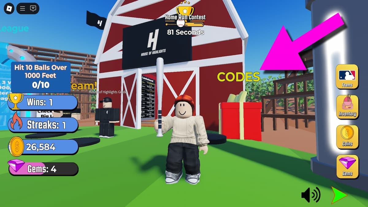 How to redeem Home Run Simulator codes