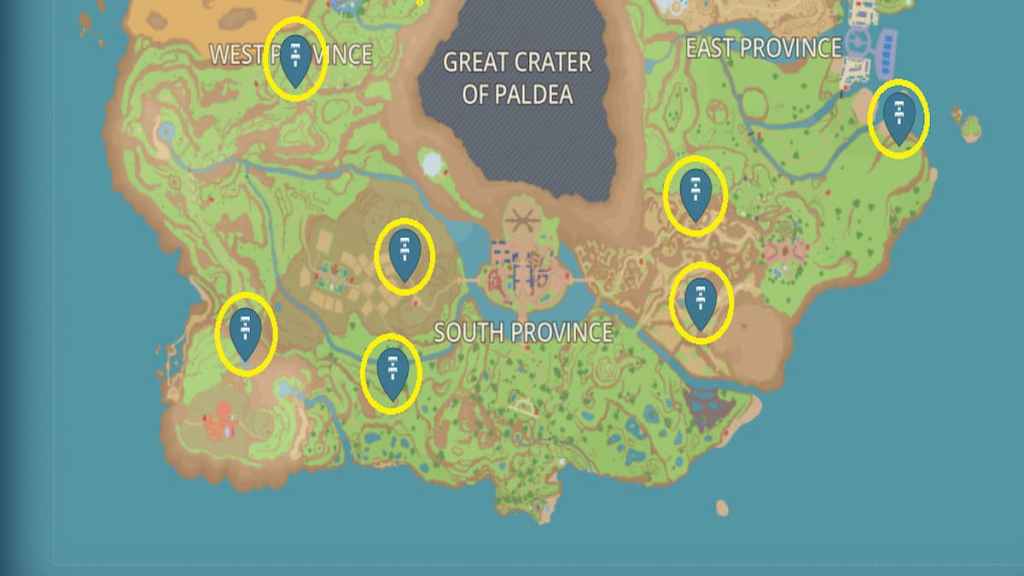 All Watchtower Locations in Pokémon Scarlet & Violet