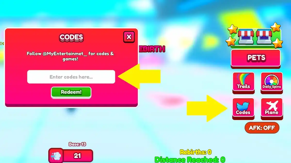 Flying Race Clicker Codes - Roblox - December 2023 
