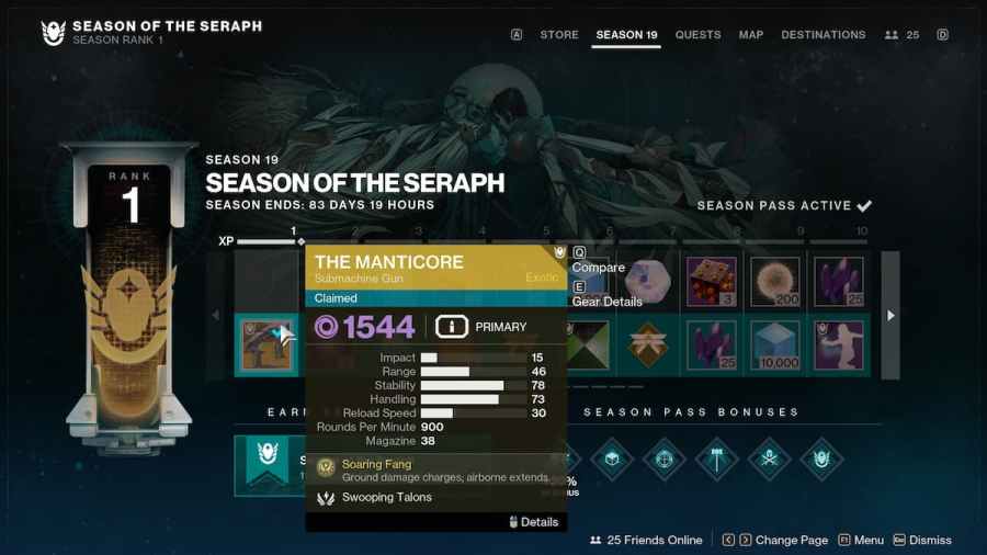 How to get The Manticore Exotic SMG in Destiny 2 Pro Game Guides