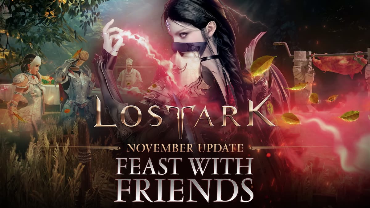 The official artwork for Lost Ark's "Feast with Friends" Update