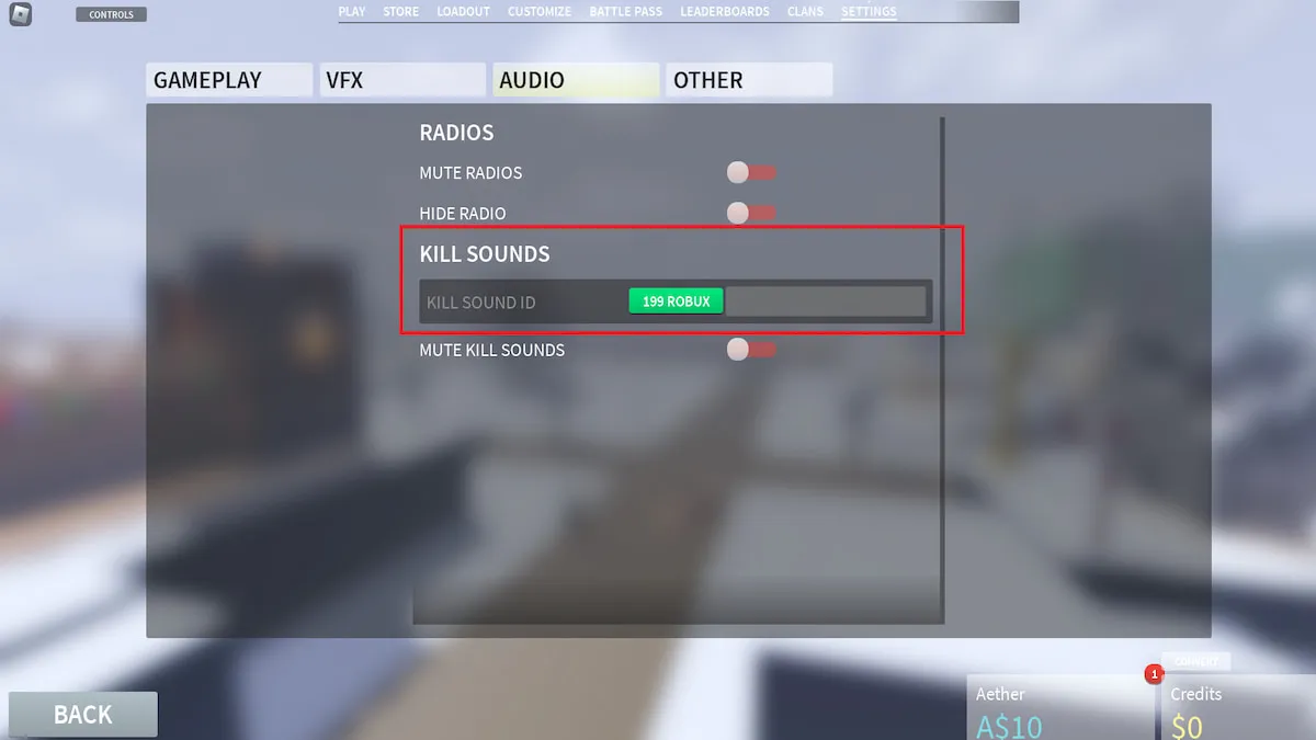 kill sound id roblox
