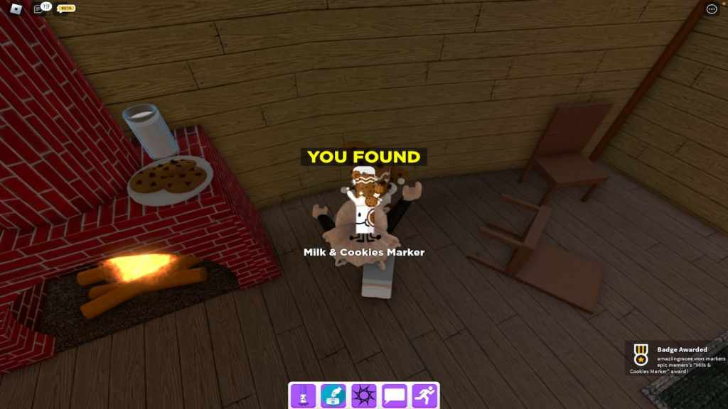 How to get the Milk & Cookies Marker in Find the Markers Roblox Pro