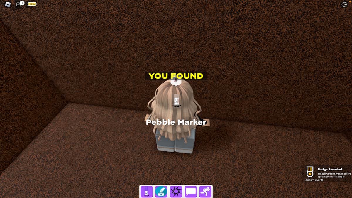 How to get the Pebble Marker in Find the Markers Roblox Pro Game Guides