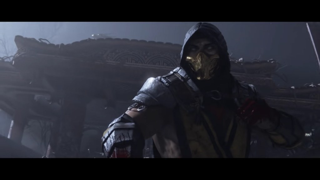 Scorpion fighting Raiden
