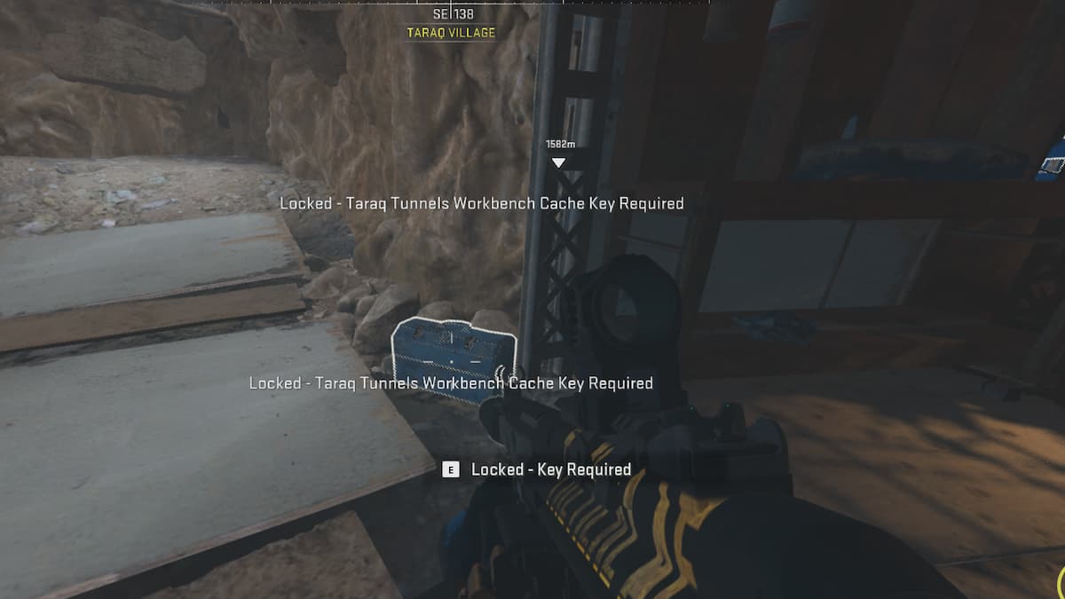 Where is the Taraq Tunnels Workbench cache in Warzone 2 DMZ Pro Game