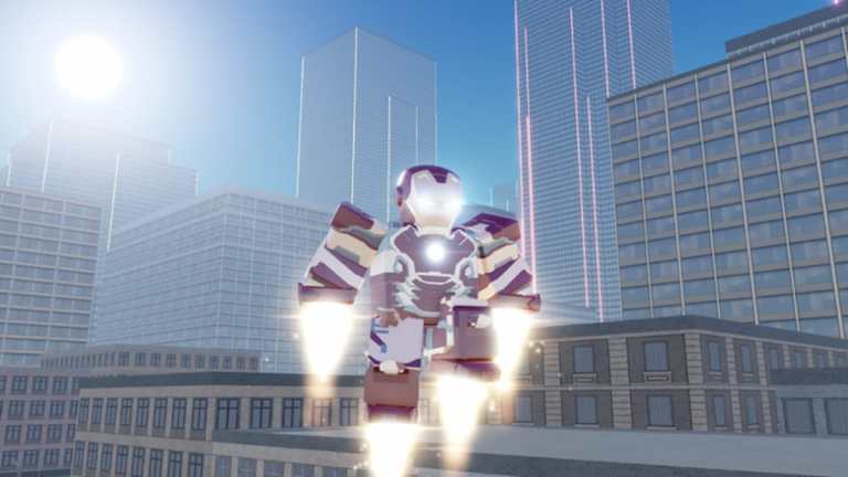 ROBLOX IRON MAN SIMULATOR !  We got to try on all of Tony Starks Iron Man  Suits and enter into an epic Iron Man Battle to see who would rule in