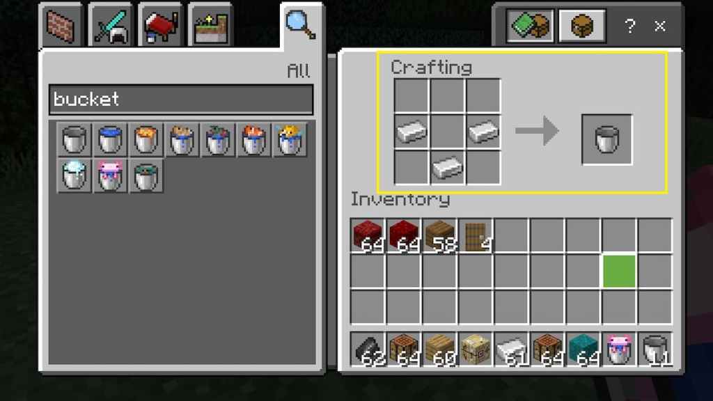 How to make a Bucket in Minecraft Pro Game Guides