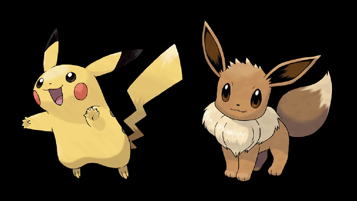 Gen 1 Pokémon Pikachu and Eevee