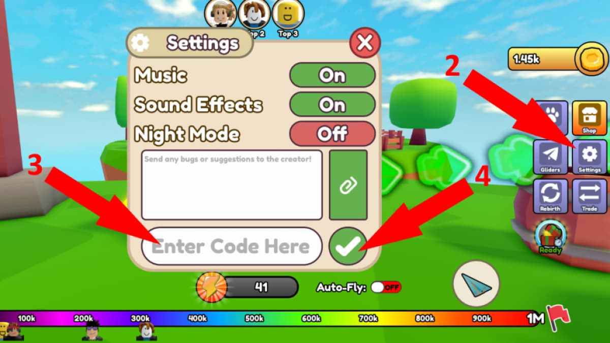 Head Fly Race Codes - Roblox November 2023