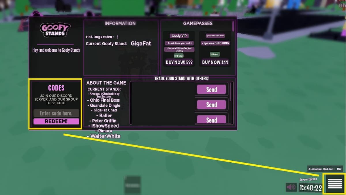 Goofy Stands Codes Pro Game Guides