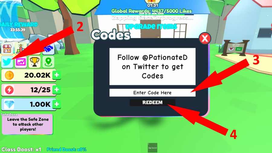 Zapper Simulator Codes