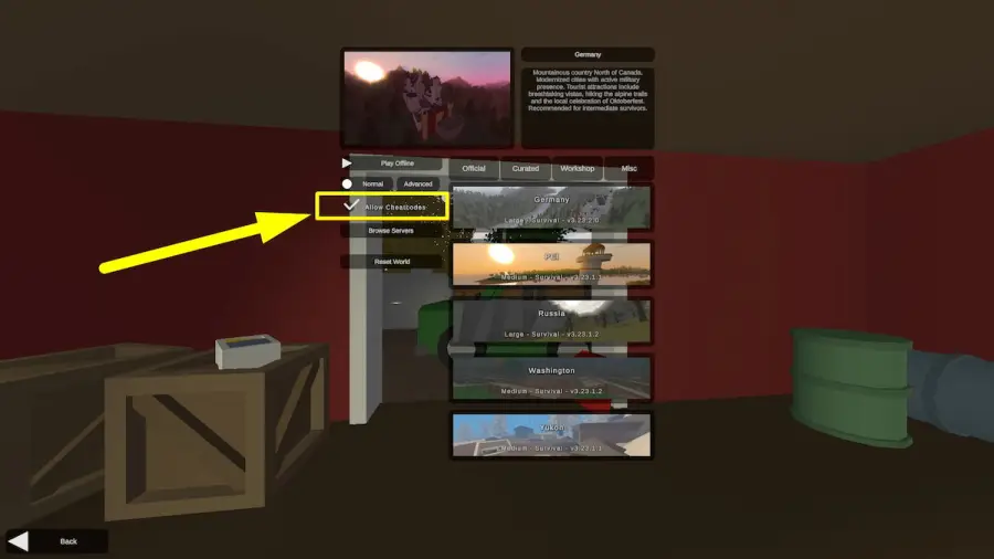 All Unturned Cheat Codes (and How To Enter Them) Pro Game Guides