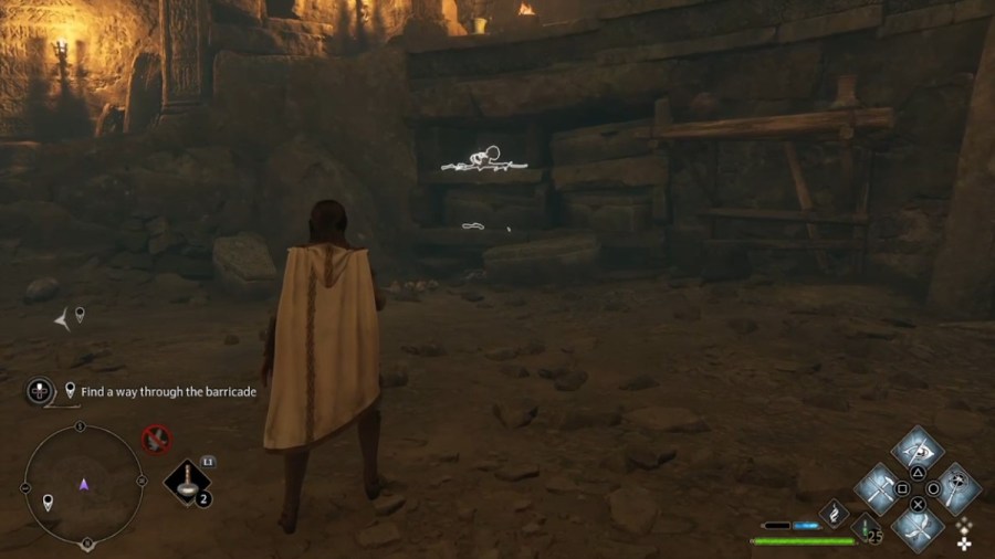 How to find a way through the barricade in Hogwarts Legacy (In the Shadow of Time quest) Pro