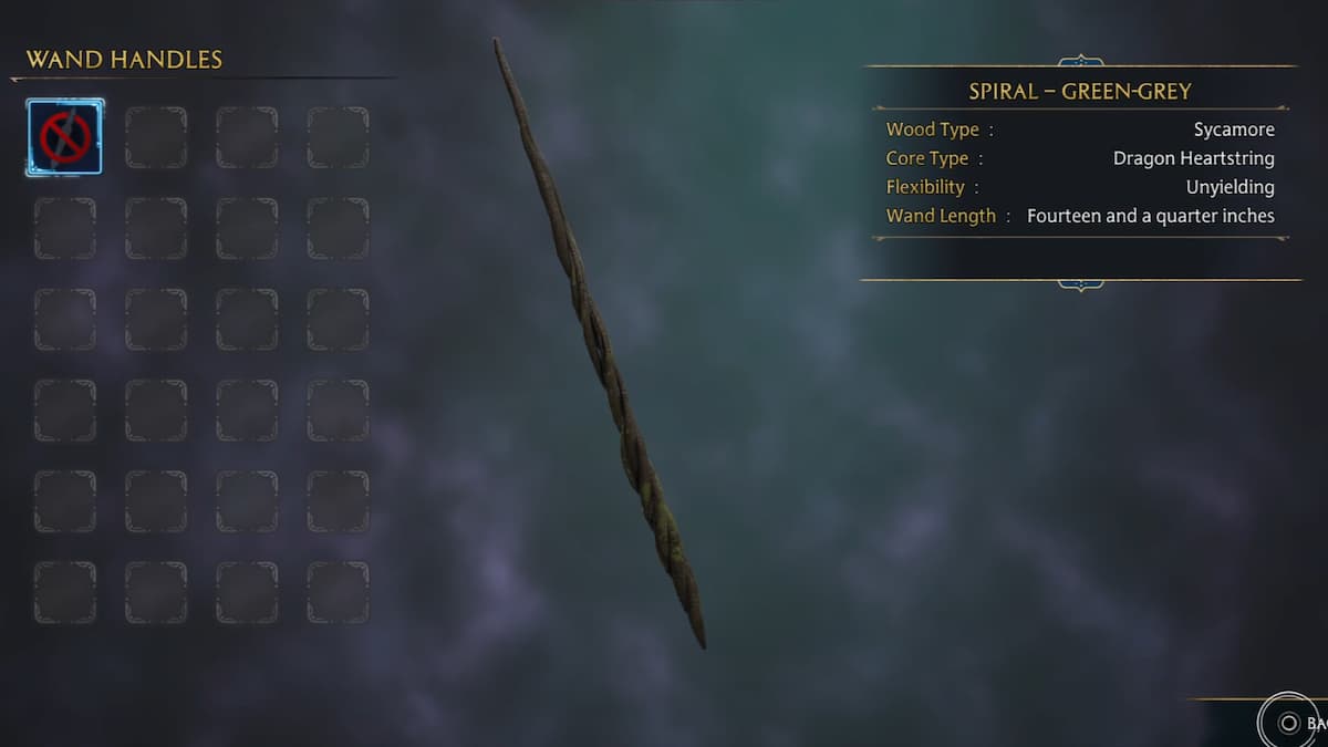 Which Wand Core Should You Choose In Hogwarts Legacy Pro Game Guides   Hogwarts Legacy Wand Handle Menu 