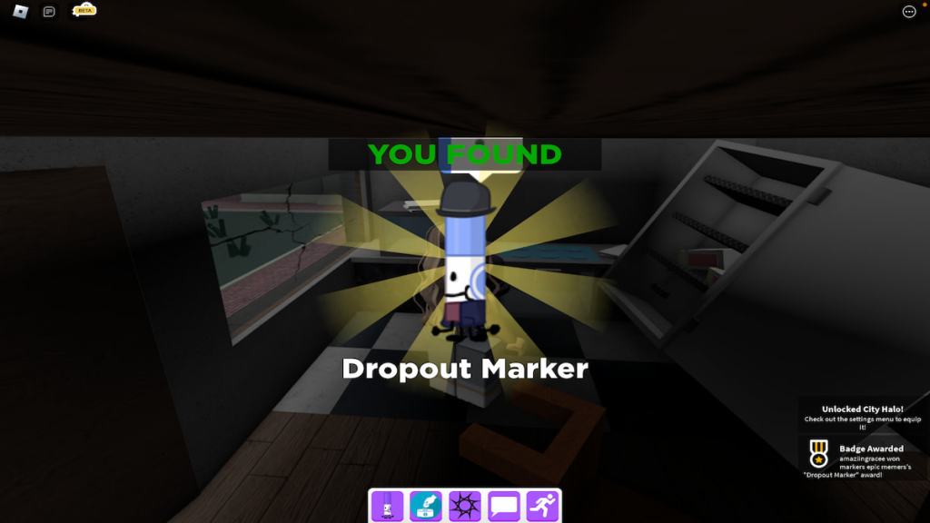 How to get the Dropout Marker in Find the Markers Roblox Pro Game