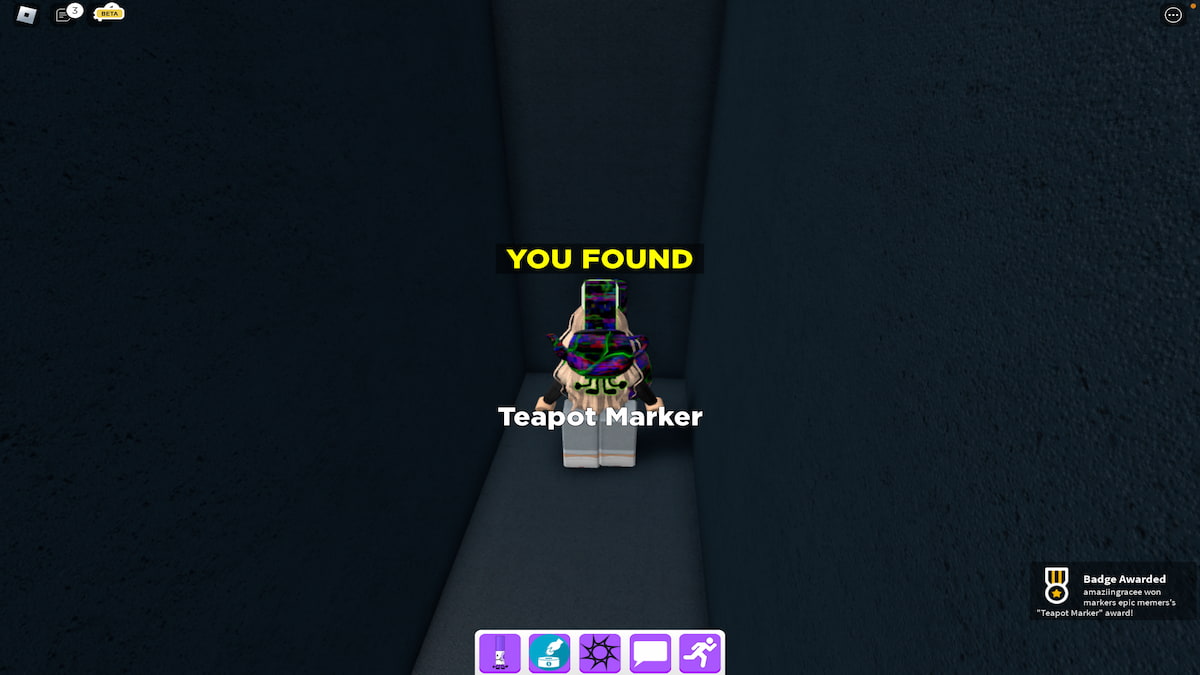 How to get the Teapot Marker in Find the Markers Roblox Pro Game Guides