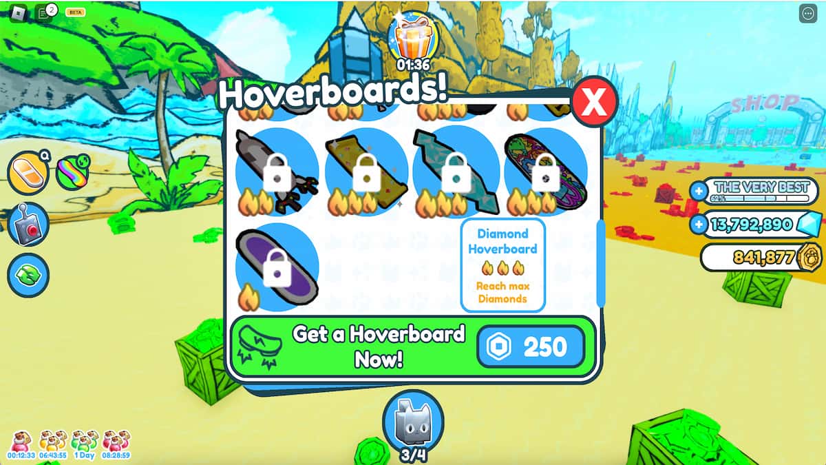 How to unlock ALL HoverBoards in Pet Simulator X! (Roblox)