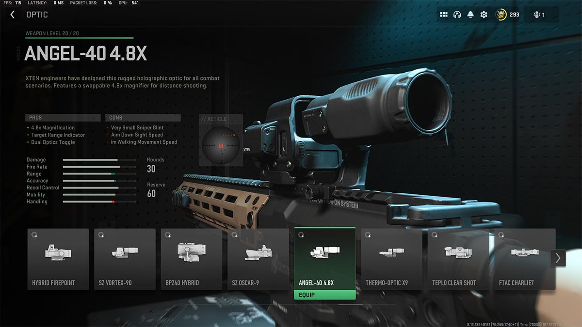 How to get the scope with rangefinder in MW2 Pro Game Guides