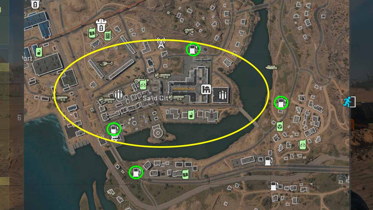 Getaway Vehicle DMZ Mission Guide Where to park the RHIB in Sa'id