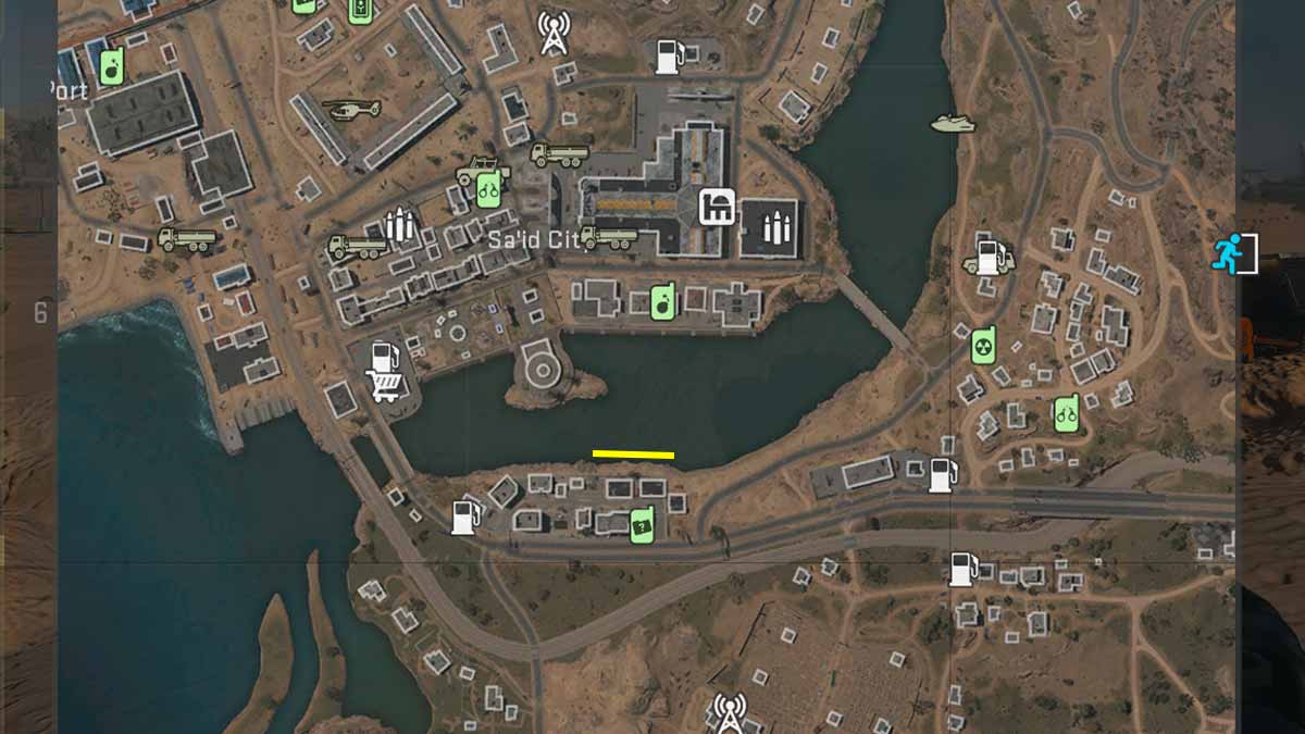 Getaway Vehicle DMZ Mission Guide Where to park the RHIB in Sa'id